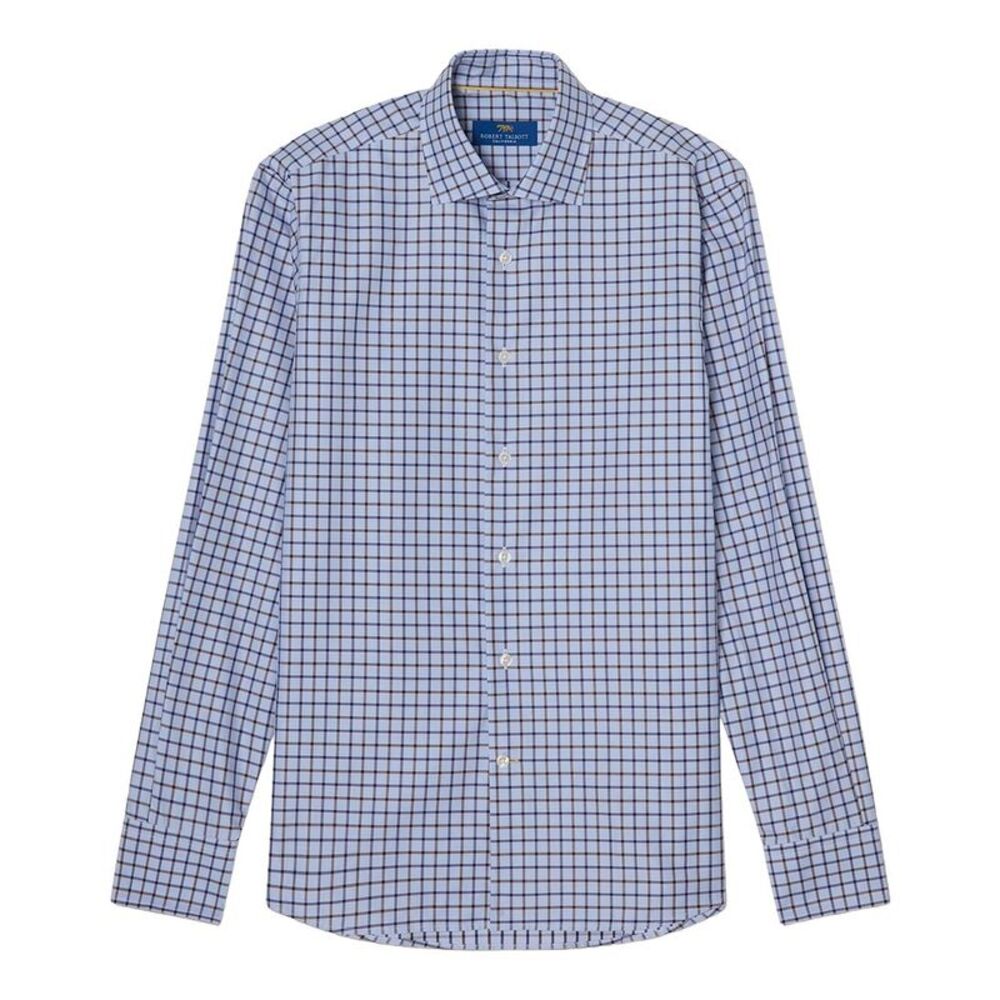 Robert Talbott Mens  Reynolds Twill Check Dress Shirt